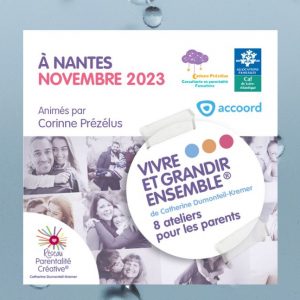 –> Nouveau cycle d’ateliers « Vivre et grandir ensemble » financé par la CAF 44 avec l’Accoord – Nantes